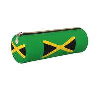 ERCgad Jamaica Flag Print Unisex Pencil Case Stylish Pen Pouch Everday Travel Office Stationery Organizer