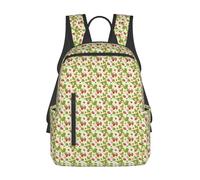 ERCgad Lovely Strawberry Print Unisex Lightweight Backpack Water-Resistant Bag Casual Daypack Work Gym Hiking