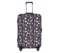 ERCgad Magic Witch Witchcraft Bohemian Drawing Print Universal Business Travel Suitcase Cover Daily Luggage Protector Washable Sleeve