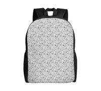 ERCgad Monochrome Sketch Style Gaming Print Unisex Double Shoulder Backpack Lightweight Travel Daily Work Bag Hiking Rucksack