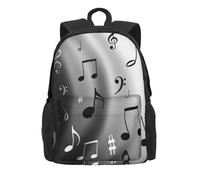 ERCgad Music Notes Print Print Adult Backpack Water-Resistant For Hiking Office Camping Commuting Work Picnic