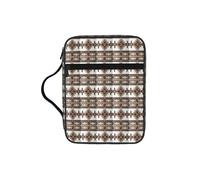ERCgad Native American Print Men Women Pastors Bible Storage Bag Soft Scripture Holder Gift Church Home Travel
