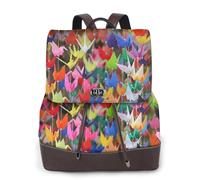 ERCgad Origami Paper Cranes Print Women'S Backpack Lightweight Versatile Fashion Rucksack Casual Bag Travel Work