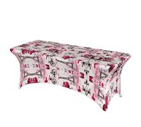 ERCgad Paris Eiffel Tower France Print Rectangular Tablecloth Dining Banquet Party Events Home Celebration Table Cover