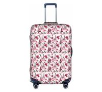 ERCgad Paris Eiffel Tower France Print Universal Business Travel Suitcase Cover Daily Luggage Protector Washable Sleeve
