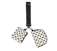 ERCgad Pomeranians Pattern Print Wrist Strap Outdoor Sports Bag Unisex Fitness Accessory Running Travel Gift