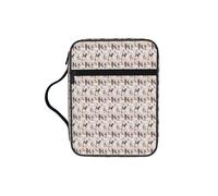ERCgad Poodles Dogs Print Men Women Pastors Bible Storage Bag Soft Scripture Holder Gift Church Home Travel