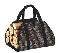 ERCgad Programmer Programming Code Print Firewood Bag Storage Sack for Camping Picnic Home Travel Outdoor Versatile