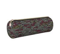 ERCgad Programmer Programming Code Print Unisex Pencil Case Stylish Pen Pouch Everday Travel Office Stationery Organizer