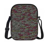 ERCgad Programmer Programming Code Print Women Crossbody Shoulder Bag Travel Purse Work Office Party Daily Commutes