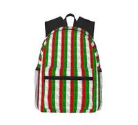 ERCgad Roman Coliseum Italian Flag Print Lightweight Unisex Dual Shoulder Bag Casual Backpack Travel Hiking Office Commute