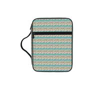 ERCgad Sea Turtle Starfish Print Men Women Pastors Bible Storage Bag Soft Scripture Holder Gift Church Home Travel