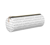 ERCgad Sign Language Alphabet Print Unisex Pencil Case Stylish Pen Pouch Everday Travel Office Stationery Organizer