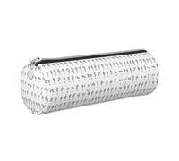 ERCgad Sign Language Alphabet Print Unisex Pencil Case Stylish Pen Pouch Everday Travel Office Stationery Organizer