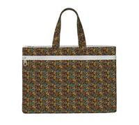 ERCgad Sugar Skulls Print Print Lightweight Canvas Tote File Bag Books Office Supplies Shopping Daily Essentials