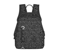 ERCgad Supernatural Inspiration Print Unisex Lightweight Backpack Water-Resistant Bag Casual Daypack Work Gym Hiking