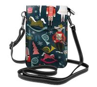 ERCgad Women'S Nutcracker Ballet Xmas Dance Print Shoulder Bag Women Crossbody Phone Case Lightweight Fashion Portable Accessory