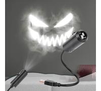 Erchineko Halloween Projector Night Light, with 6 Theme Slides | USB Powered Decor Projector, Adjustable Projection Angle, Spooky Atmosphere Lamp for Halloween Party Decor