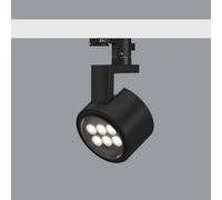 ERCO Parscan 230 V spotlight 12 W flood 930 black