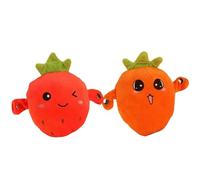 Erconsso 2Pieces Interactive Music Plush Toy, Plush Musical Sensory Toy With Piano And Fruit Metronome Sounds Fruit Design Music Doll Interactive Musical Stuffed Animal For Boys And Girls