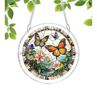 Erconsso Acrylic Puzzle Suncatcher,2D Acrylic Window Hangable Ornament,Bird Butterfly Bee Jigsaw Puzzle Sun Catcher | for Home Apartment Living Room Balcony Garden Porch Wall Door Window