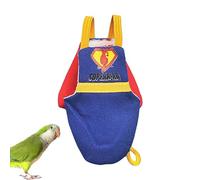 Erconsso Bird Flight Suit Diaper - Bird Flight Suits with Waterproof Lining - Washable Parakeet Diaper, Urine Wet Suit, Parrot Flight Clothes for Canary, Macaw,