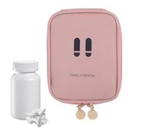 Erconsso Cosmetic Pouch for Travel,Small Cosmetic Container - Lightweight Multi-Compartment Storage Pouch, Space-Saving Travel Supplies for Camping Trip Business Trip Car