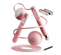 Erconsso Digital Jump Rope,Fitness with Ball Bearings | Women Smart Weighted Jump Rope | for Small Space Home Gym Travel Park Dorm Room Ladies Men Adults Students