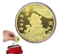 Erconsso Horse Coin - Good Luck Collectible Coin,2026 Year Of The Horse Commemorative Luck Collection Chinese New Year Decoration Blessing Souvenir for Home Women Kids Men Bookcases Desks