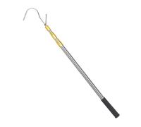 Erconsso Multifunctional Telescopic Pull Rod, Loft Ladder Pole with Hook Cargo Grabber Pickup Truck Bed Heavy Duty Truck Bed Reach Tool Telescopic Cargo Grabber for Truck, Roof, Loft Ladder