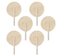 Erconsso Palm Fan | Woven Raffia Hand Paddle Fans,Bohemian Cooling Supplies Natural Handheld Home Decor Wedding Favors for Women Couple Guests