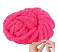 Erconsso Plush Yarn - 88.5Ft Velvet Blanket Yarn | Weaving Craft Crocheting Supplies for Scarf Baby Clothes Throw Pillow Basket Pet Bed Blanket Making
