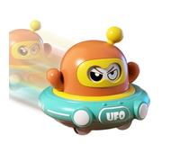 Erconsso Pull Back Toy, Cartoon Space Saucer Pull Back Toy, Interactive Educational Games for Indoor Girls Boys Toddler Preschool Birthday Garden Living Room Backyard Preschool Playground