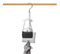 Erconsso Purse Holder | Handbag Storage Hook Backpack Rack | Space Saving Closet Tote Storage Hanger Hook for Belt Scarf Underwear Hat Tie Shawl Bra Vest Backpack