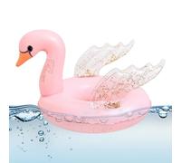 Erconsso Swan Pool Float | Swan-shaped Inflatable Ring | Kids Swim Float | for Lake River Pond Backyard Patio Porch Garden Yard Camping Boat Water Park Vacation