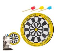 Erconsso Wall Cat Scratcher | Dartboard Design Scratch Pad,Adhesive Wall Scratchers for Indoor Cats - for Kittens Play Enrichment Protecting Furniture From Corner To Door House Floor Ceiling Chair