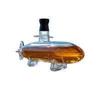 Erconsso Whiskey Decanter, Wine Bottle Submarine Shaped, Leakproof Submarine Shape Whiskey Decanter for Home Bar Housewarming Travel Wedding Party