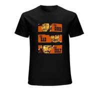 ERCWKO Sockets The Good The Bad & The Ugly T Shirt Graphic Tee for Men Black