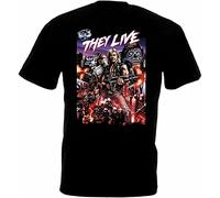 ERCWKO They Live v1 T Shirt Black Movie Poster