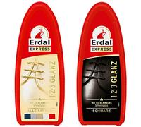 Erdal Express Set 1, 2, 3 Gloss Sponge all Colors & Black with Bee Wax Schnellglanz (3er Pack)
