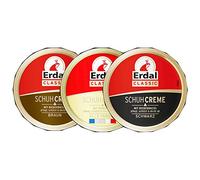 Erdal Shoe Polish Classic Black, All Colours, Brown (75 ml) Value Pack