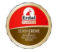 Erdal Shoe Polish Wax, 75 ml (Pack of 1), Beeswax Scent, Nourishes, Protects and Refreshes Colour, Suitable for All Coloured Leather including Faux Leather