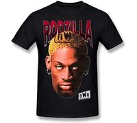 ERDANGJIA Dennis Rodman Rodzilla WCW Wrestling Unisex T-Shirt Black Mens Top Tee 3XL
