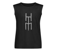 ERDANGJIA Him Tears On Tape Heartagram Sleeveless T-Shirt Black Mens Vests Top XL