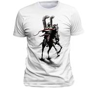 ERDANGJIA Luckytshirt Polish Husaria Soldier Warrior Poland Polska Fight Unisex T-Shirt White Mens Top Tee L