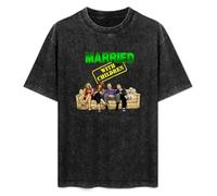 ERDANGJIA Married with Children Intro Cast Unisex T-Shirt Black Mens Top Tee XL