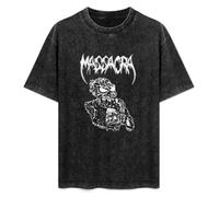 ERDANGJIA Massacra Enjoy The Violence Merciless Morgoth Ripping Corpse Demigod Unisex T-Shirt Black Mens Top Tee XXL