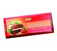 Erdbeer Creme-Schokolade (Vegan Chocolate Dairy-Free with Strawberry) 1000g (10x100g)