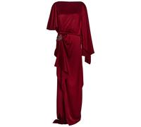 Erdem Draped Crystal-embellished Satin Gown - Red - 8 (UK8 / S)