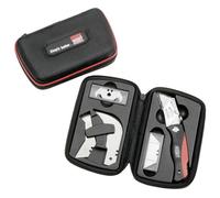 Erdi DBKPH-SET Knife Set 160mm Plastic Handle, Nylon Case, 4 Blades